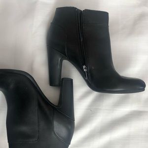 New Sam Edelman Salina Heeled Leather Booties